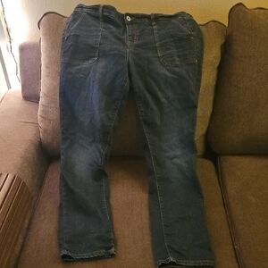 Torrid Dark Blue Boyfriend Jeans